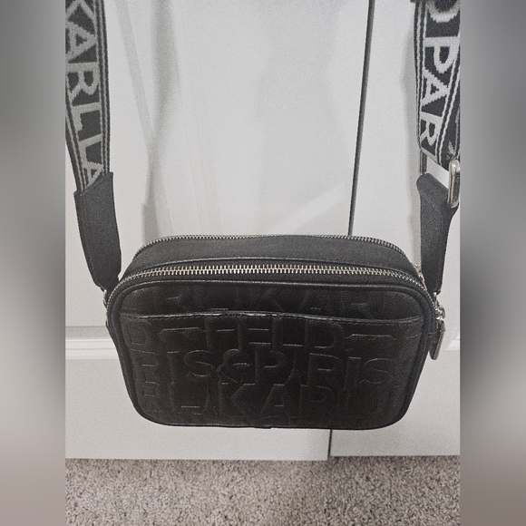 Karl Lagerfield Paris Maybelle Camera Crossbody Logo Bag, Black, New w/o Tag - Picture 13 of 16